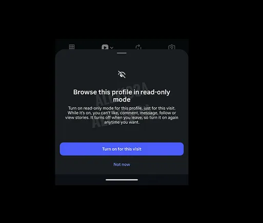 Instagram tests read-only mode