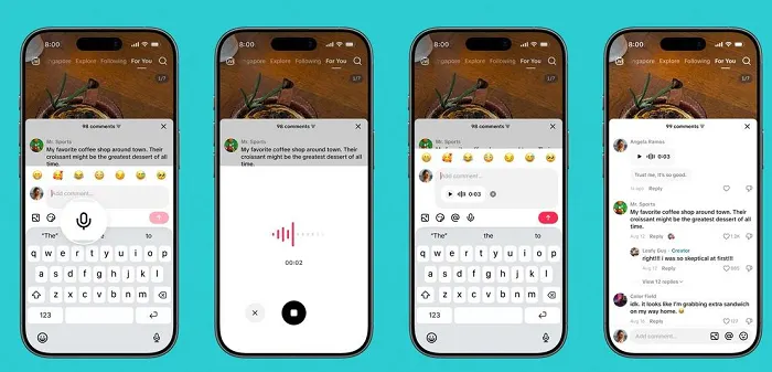 TikTok conversation updates
