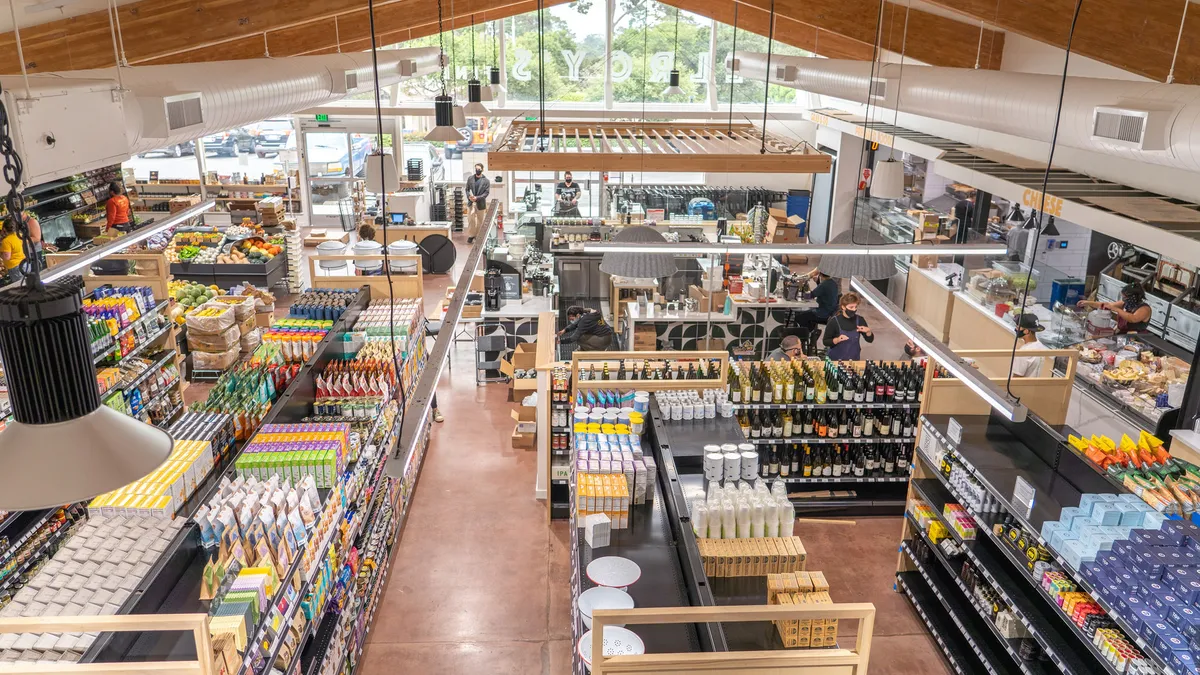 Interior of Elroy's Fine Foods