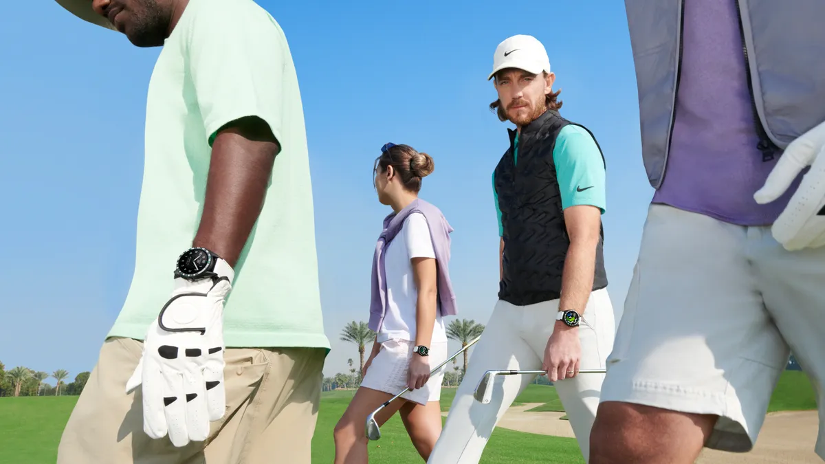 Watches on golfers from luxury retailer Tag Heuer