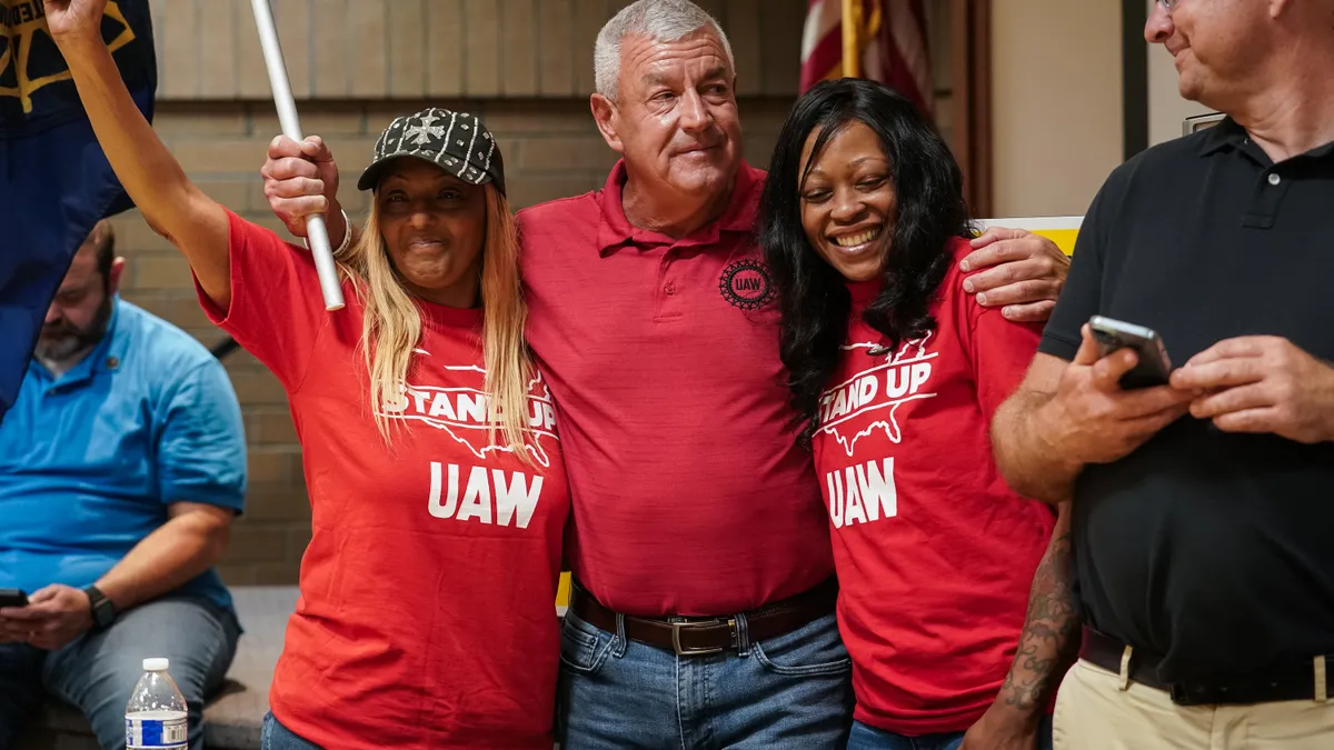 Volkswagen workers celebrate UAW victory