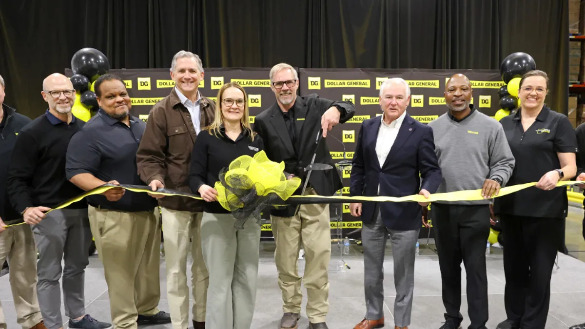 Dollar General opens a distribution center in Arkansas.