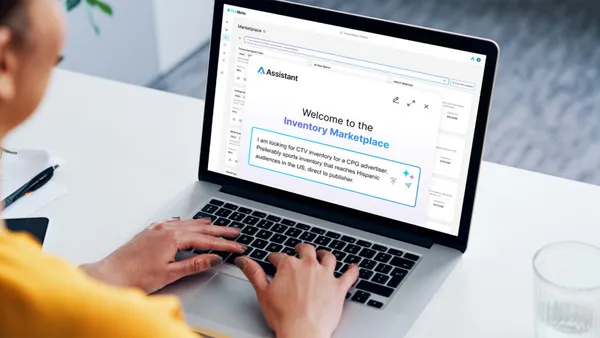 PubMatic's buying platform on a laptop