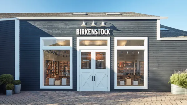 Exterior shot of a Birkenstock store.