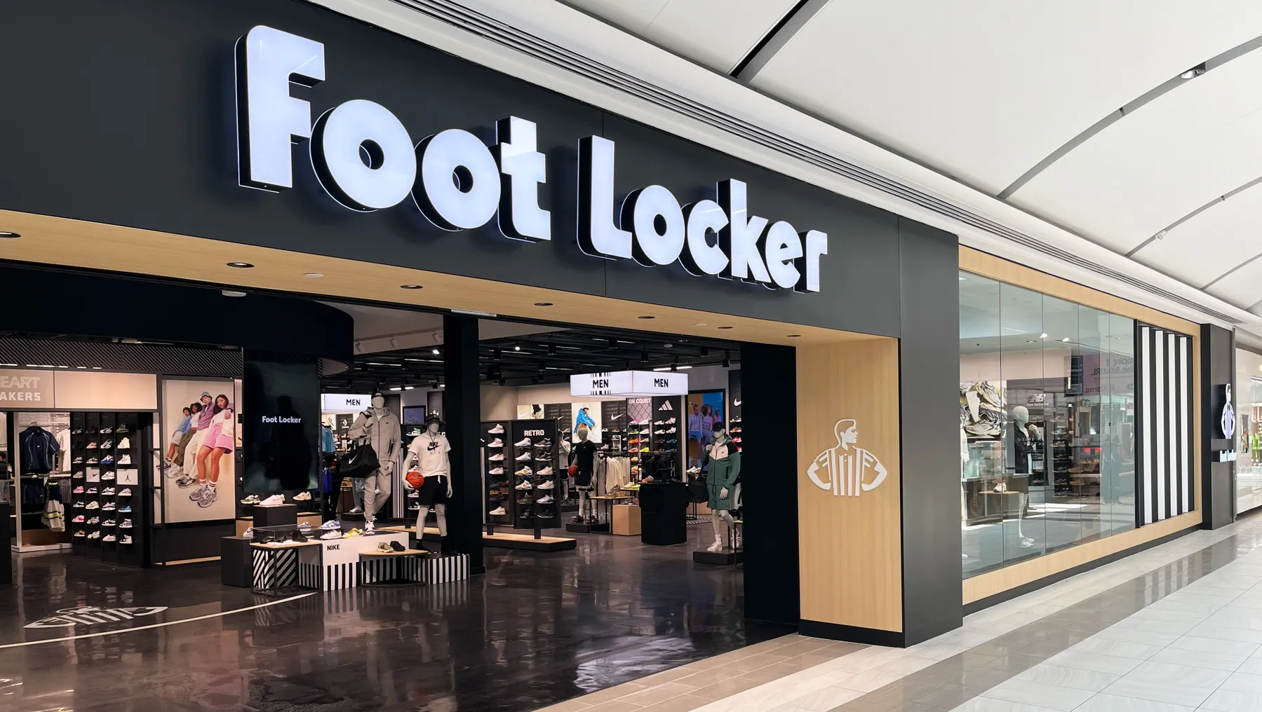 A Foot Locker storefront.