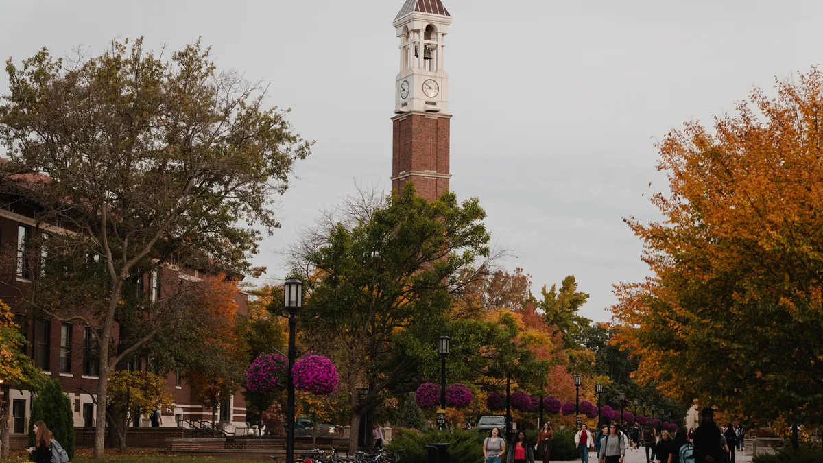 Purdue University campus in the fall, West Lafayette, Indiana