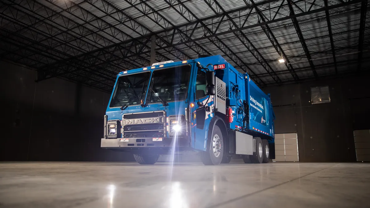 Mack LR Electric model for Republic Services, by Mack Trucks